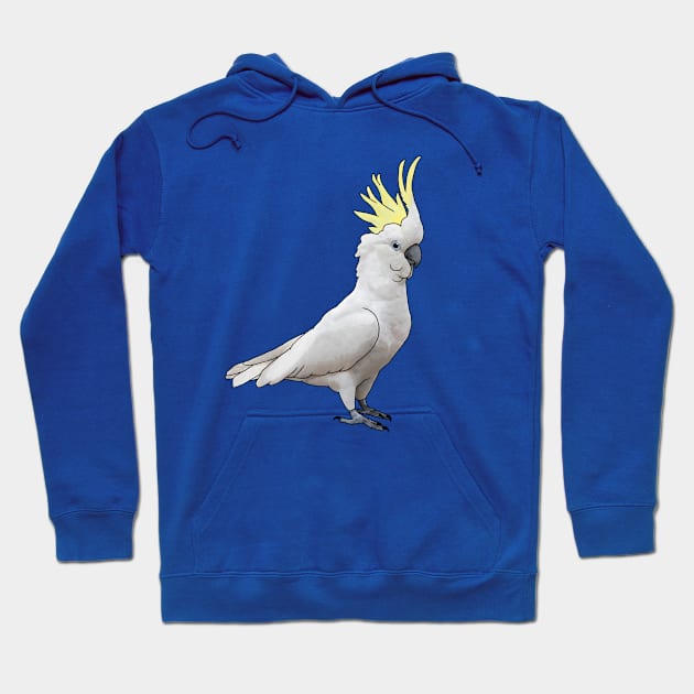 Sulphur-crested Cockatoo Hoodie by Meowmaddie